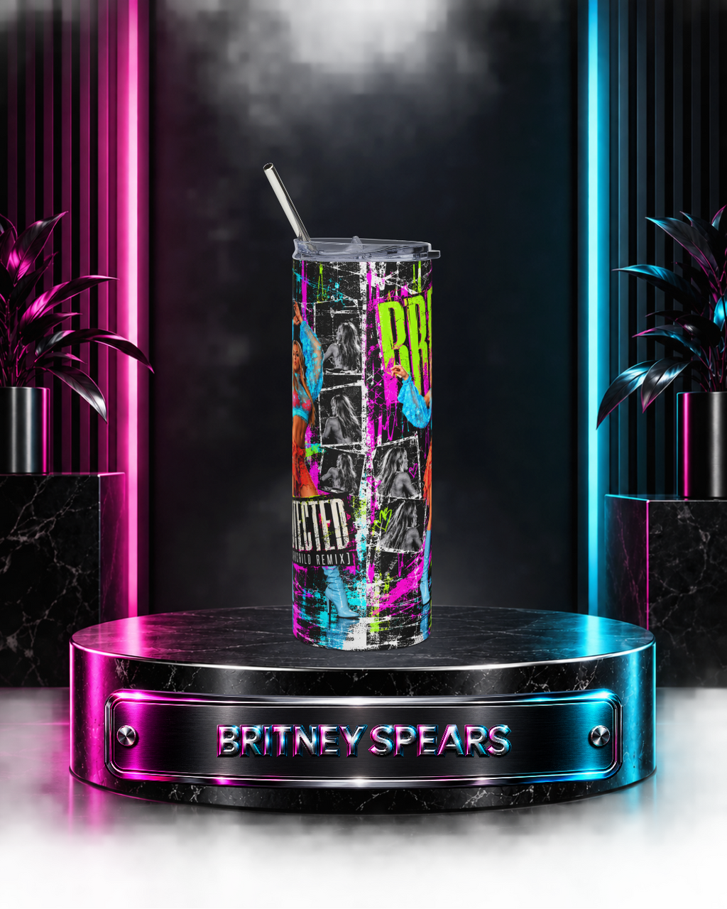 Britney 25th Anniversary – Overprotected – 20oz Tumbler