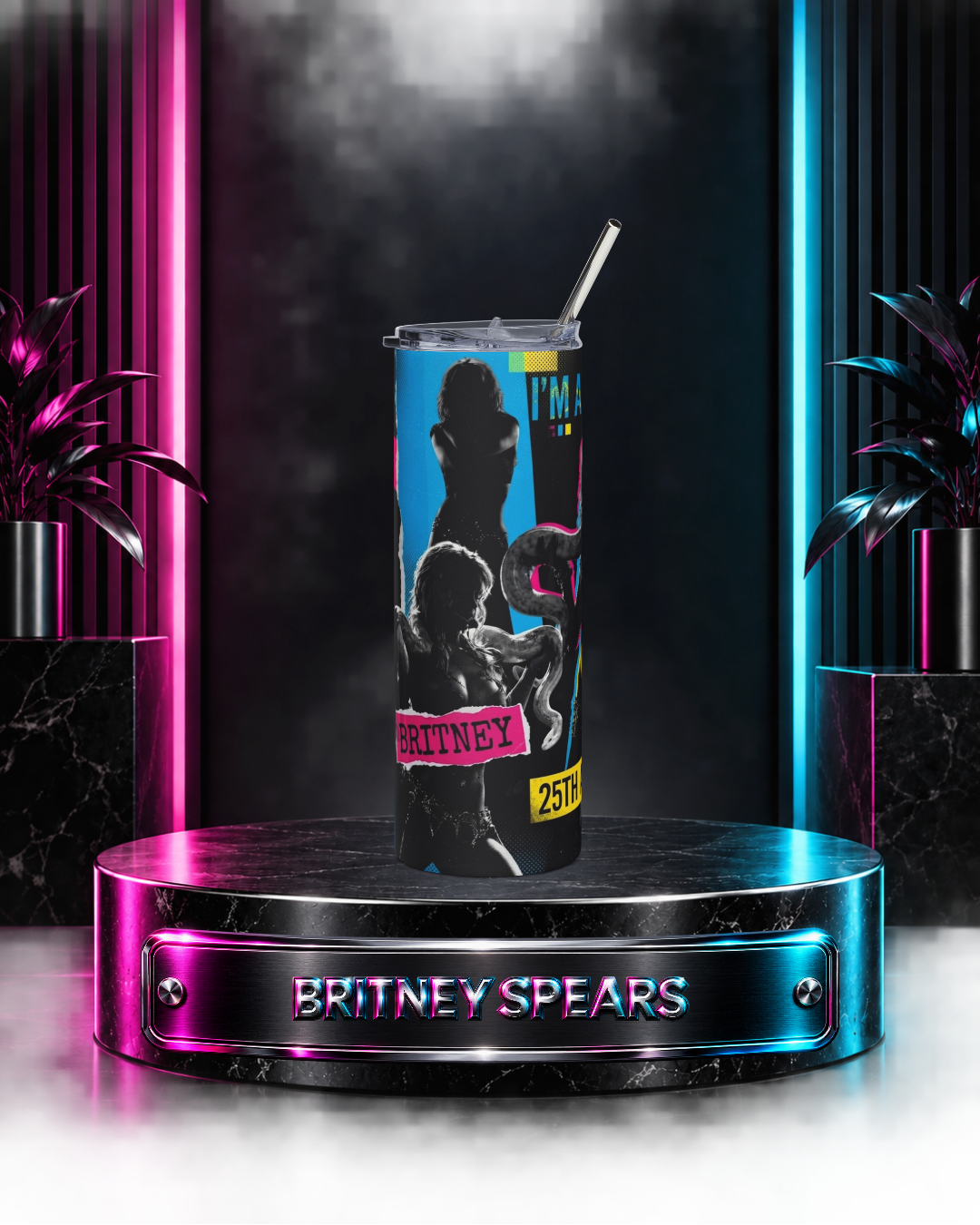 Britney 25th Anniversary – I’m a Slave 4 U VMA – 20oz Tumbler