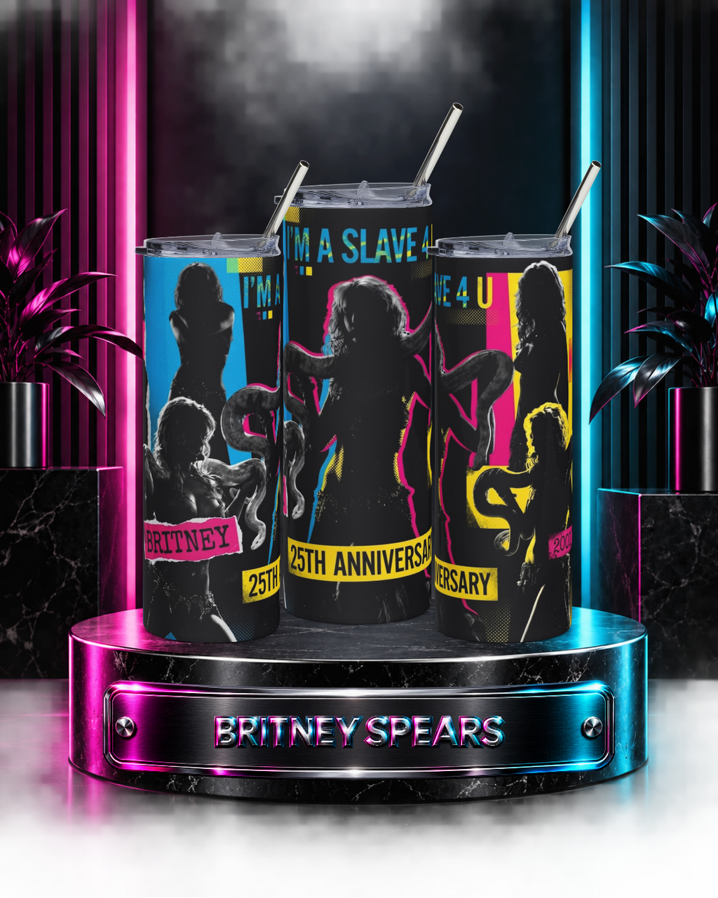 Britney 25th Anniversary – I’m a Slave 4 U VMA – 20oz Tumbler