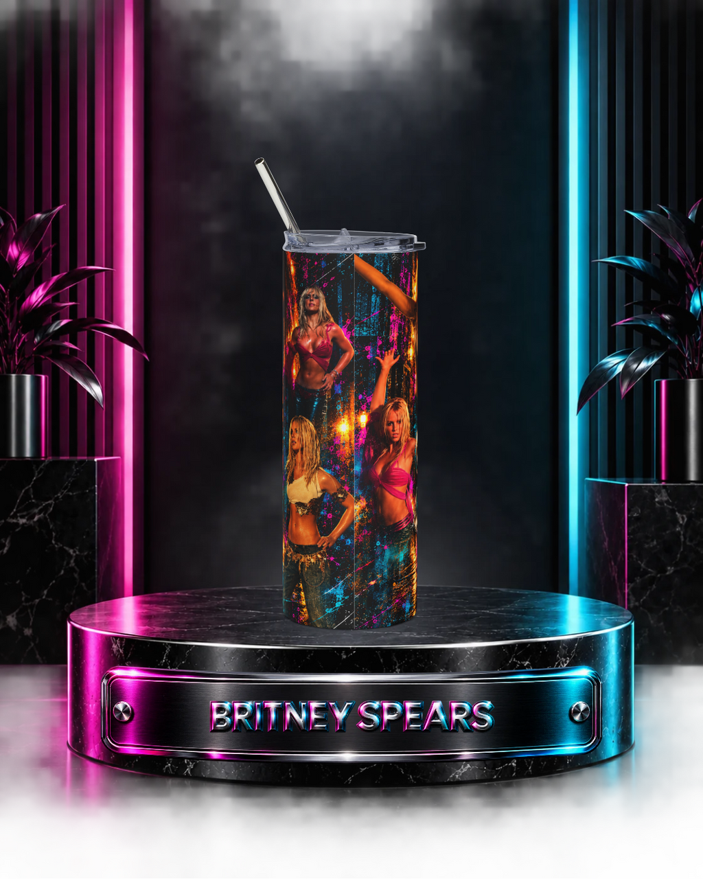 Britney 25th Anniversary – Slave 4 U – 20oz Tumbler