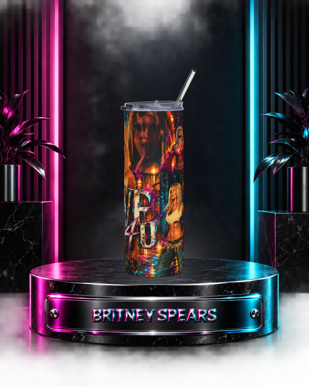 Britney 25th Anniversary – Slave 4 U – 20oz Tumbler
