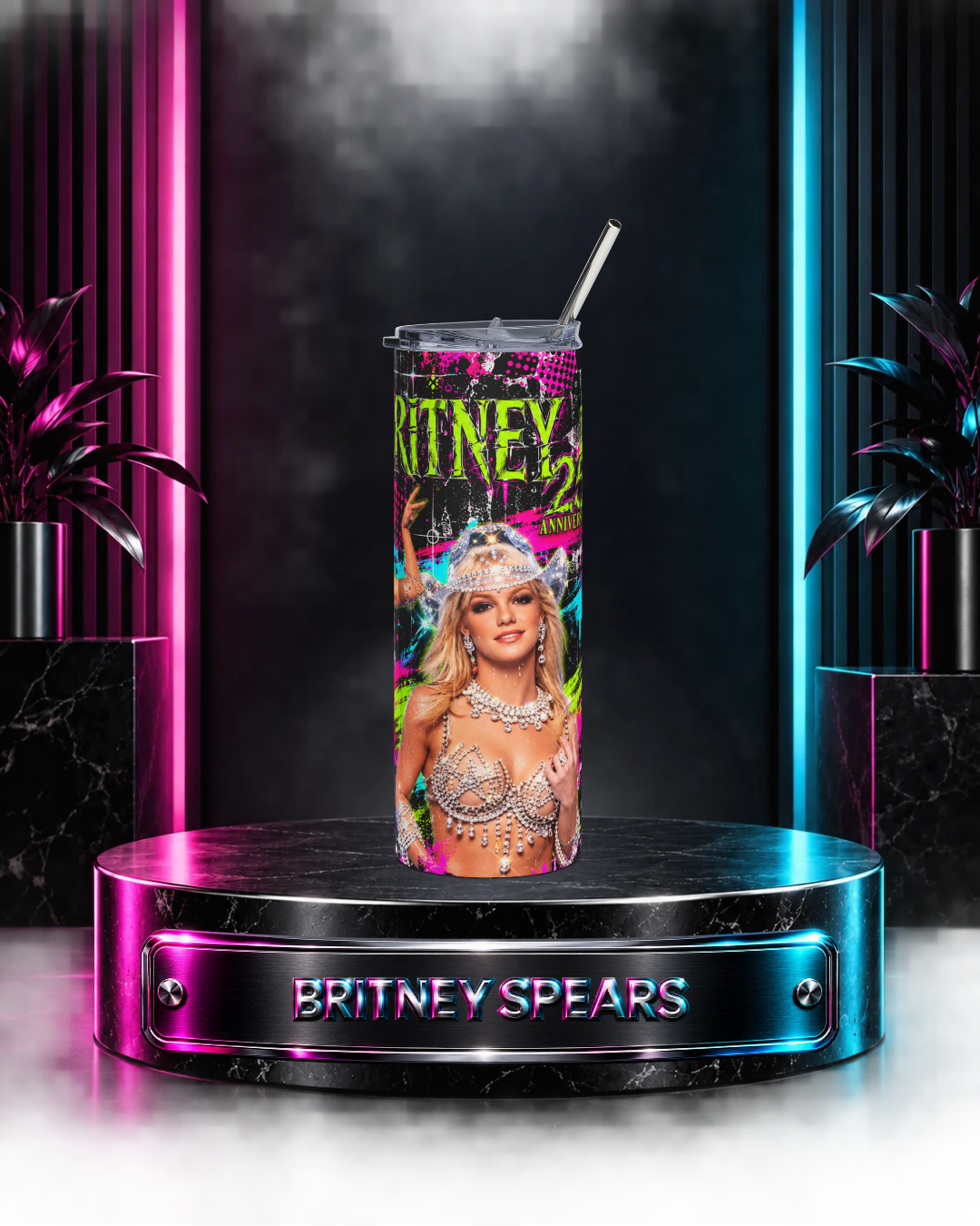 Britney 25th Anniversary – Dream Within a Dream Tour – 20oz Tumbler