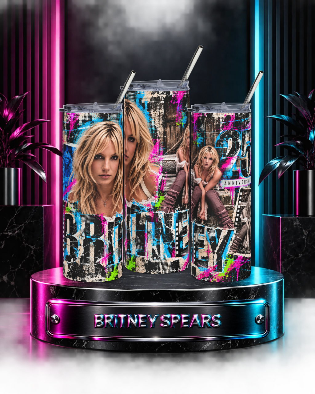 Britney 25th Anniversary – Britney Era Editorial – 20oz Tumbler