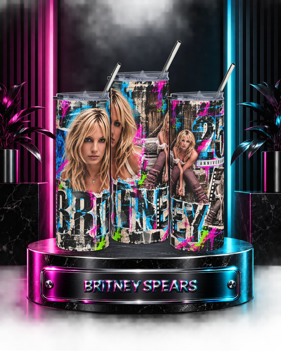 Britney 25th Anniversary – Britney Era Editorial – 20oz Tumbler