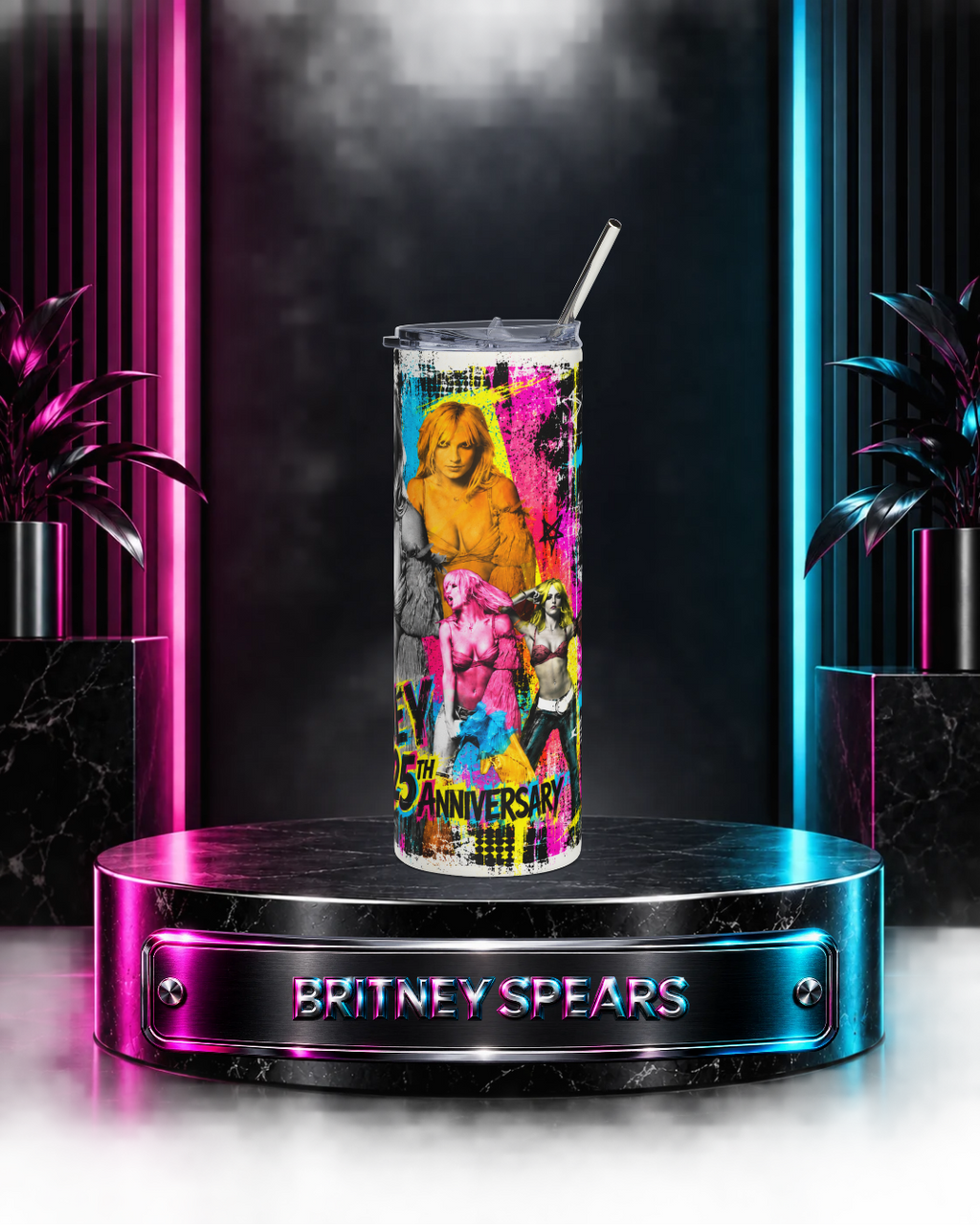 Britney 25th Anniversary – Pop Editorial – 20oz Tumbler