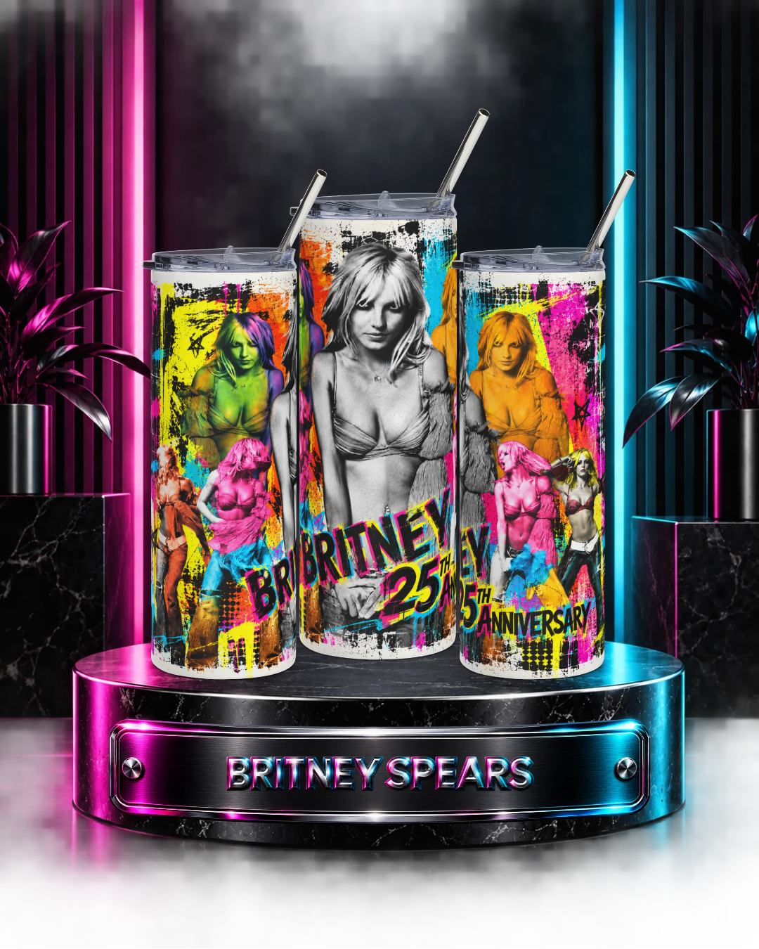 Britney 25th Anniversary – Pop Editorial – 20oz Tumbler