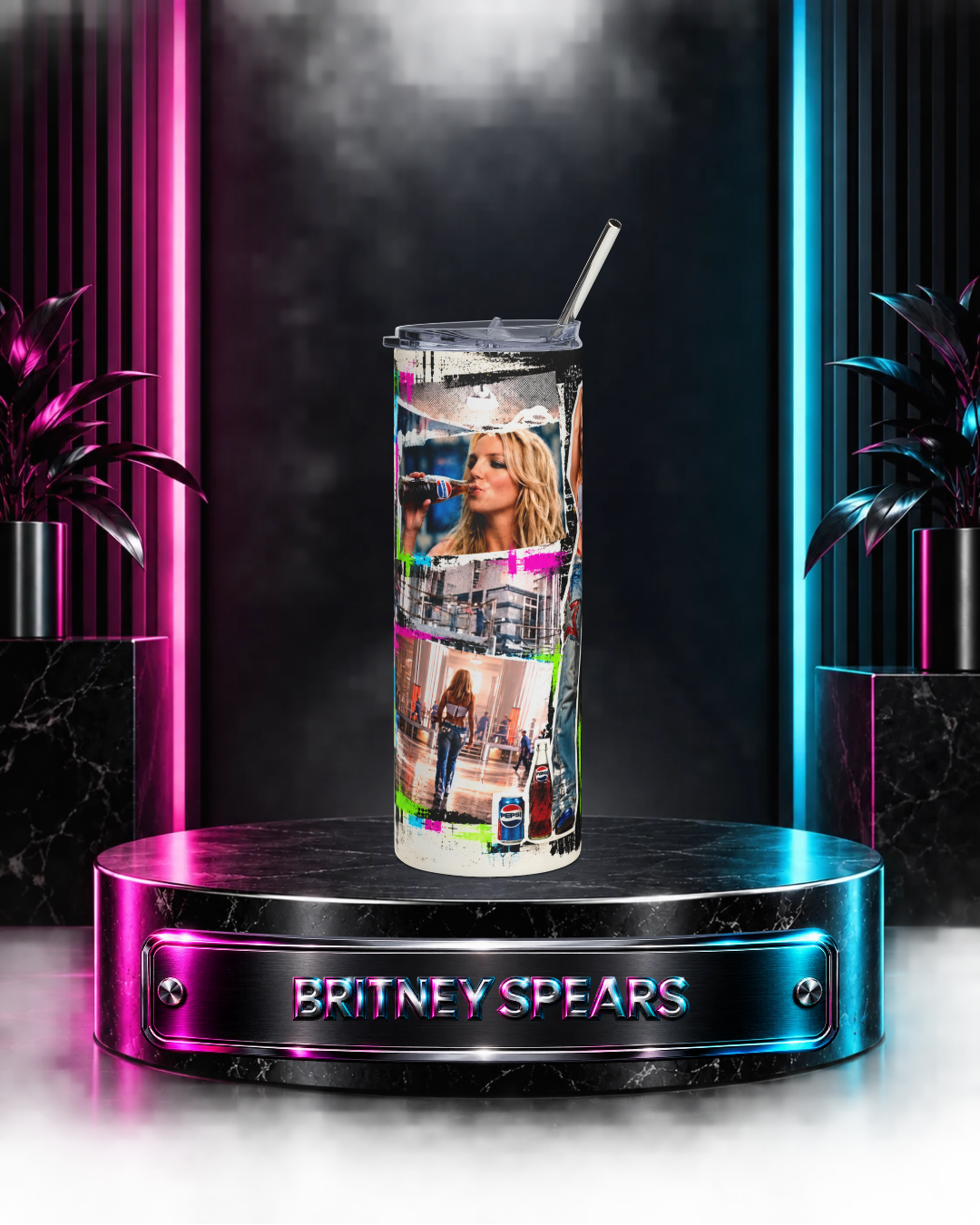 Britney 25th Anniversary – The Joy of Pepsi – 20oz Tumbler