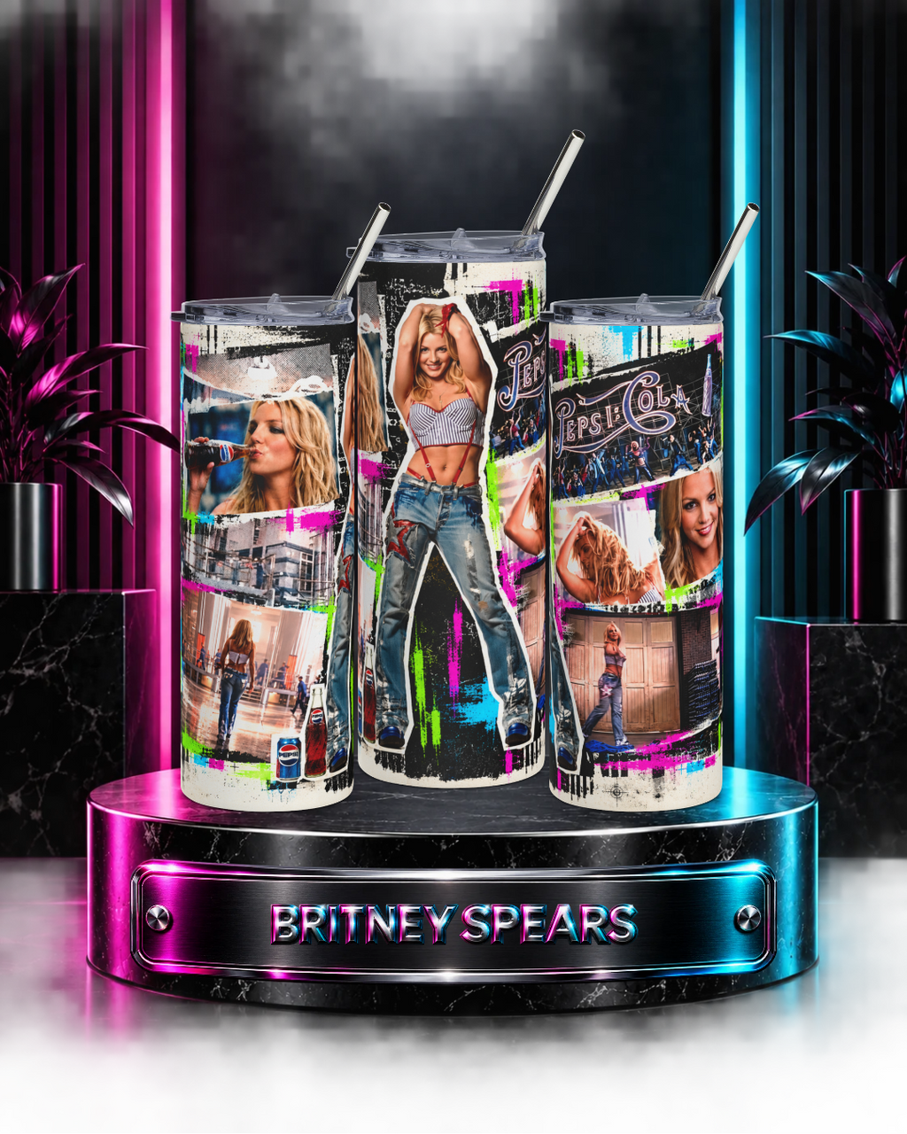 Britney 25th Anniversary – The Joy of Pepsi – 20oz Tumbler