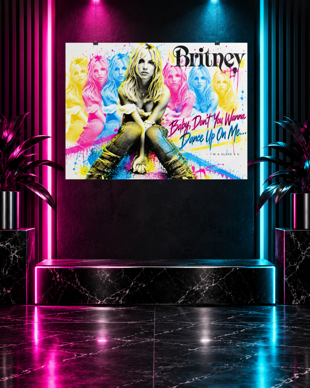 Britney 25th Anniversary – Dance Up On Me – 32×24 Matte Rolled Poster