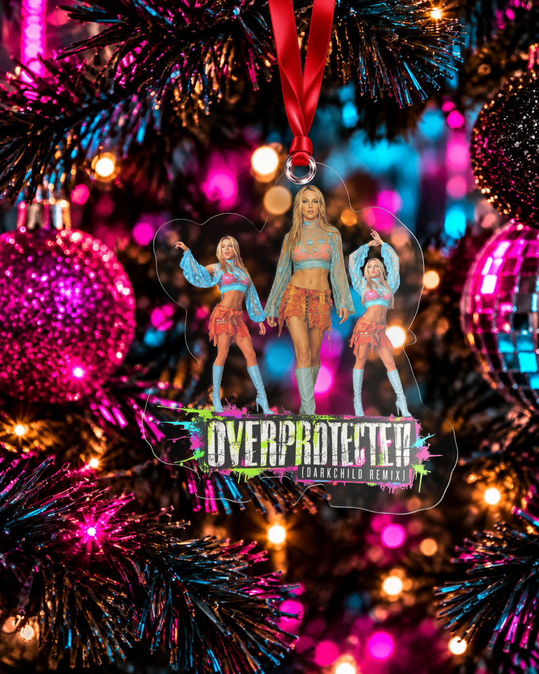 Britney 25th Anniversary – Overprotected – Acrylic Ornament