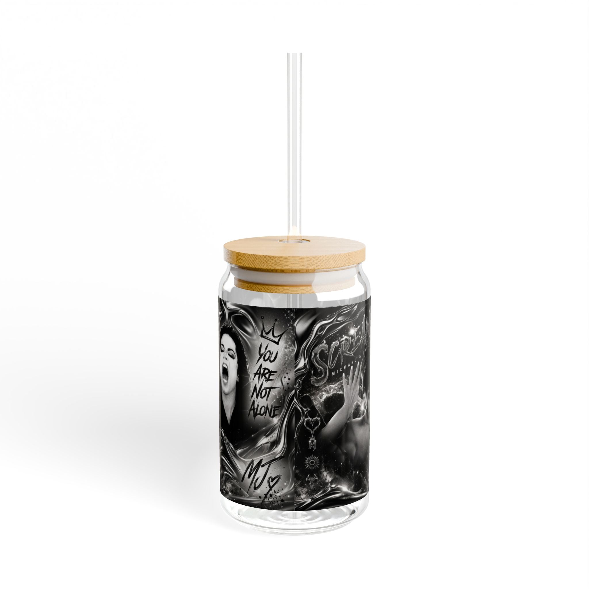 Michael And Janet Jackson — Scream Music Video Tribute 16oz Glass Can