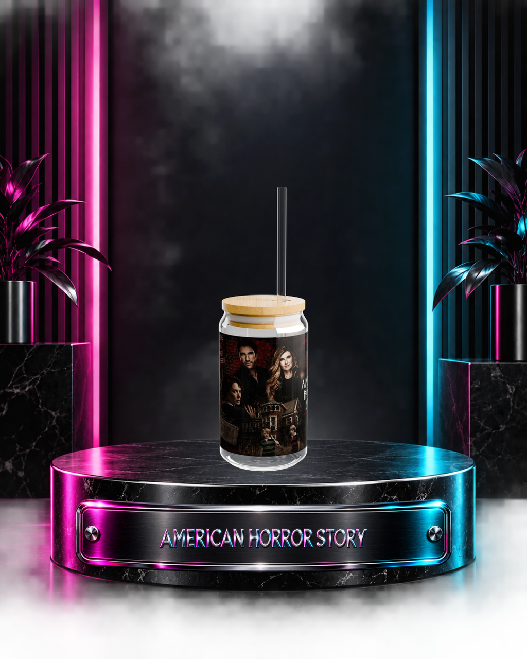 AHS: Murder House — We All Have Our Demons | 16oz Glass Can