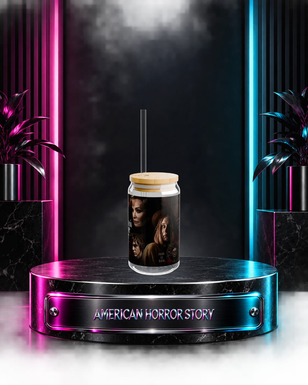 AHS: Murder House — We All Have Our Demons | 16oz Glass Can