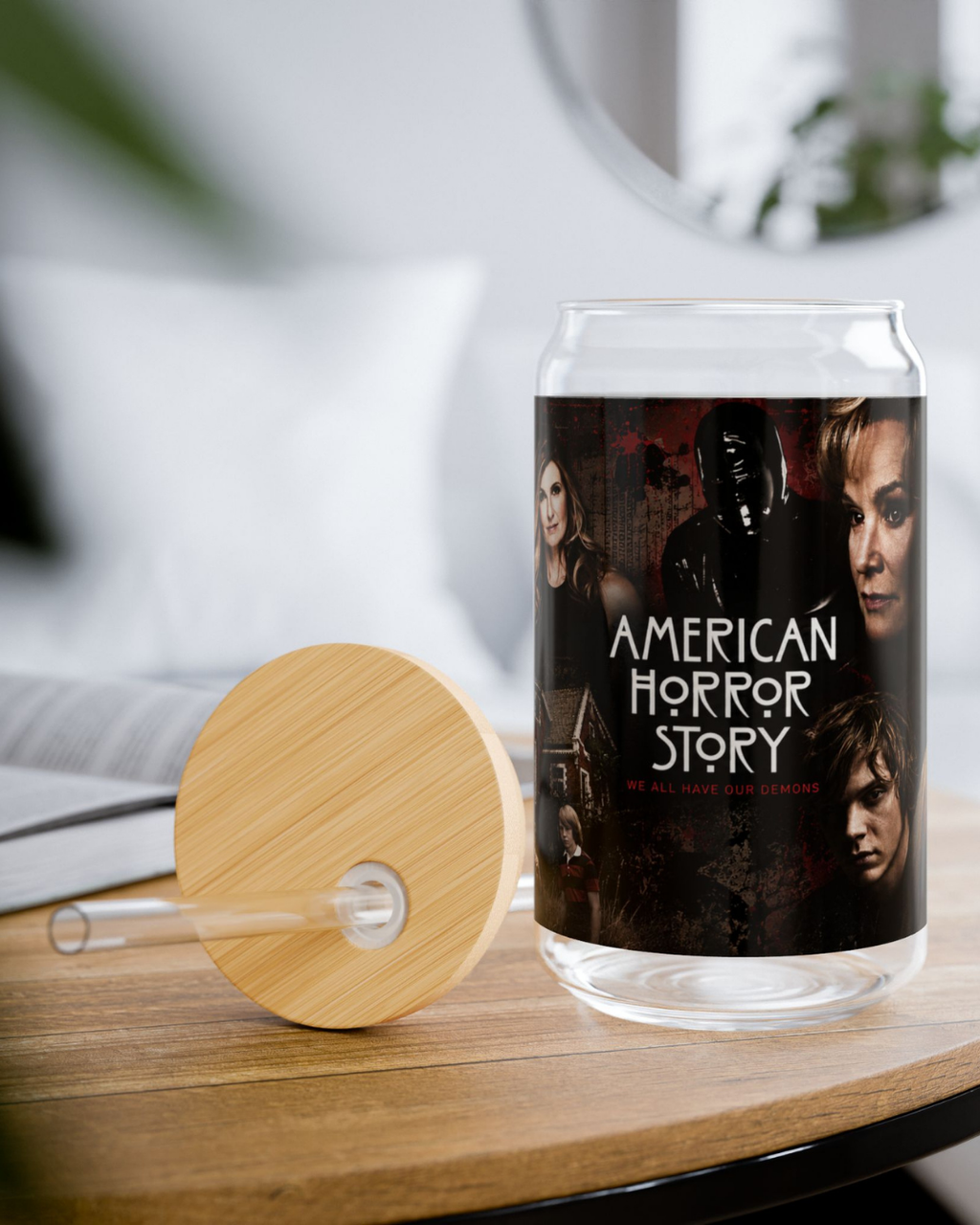 AHS: Murder House — We All Have Our Demons | 16oz Glass Can