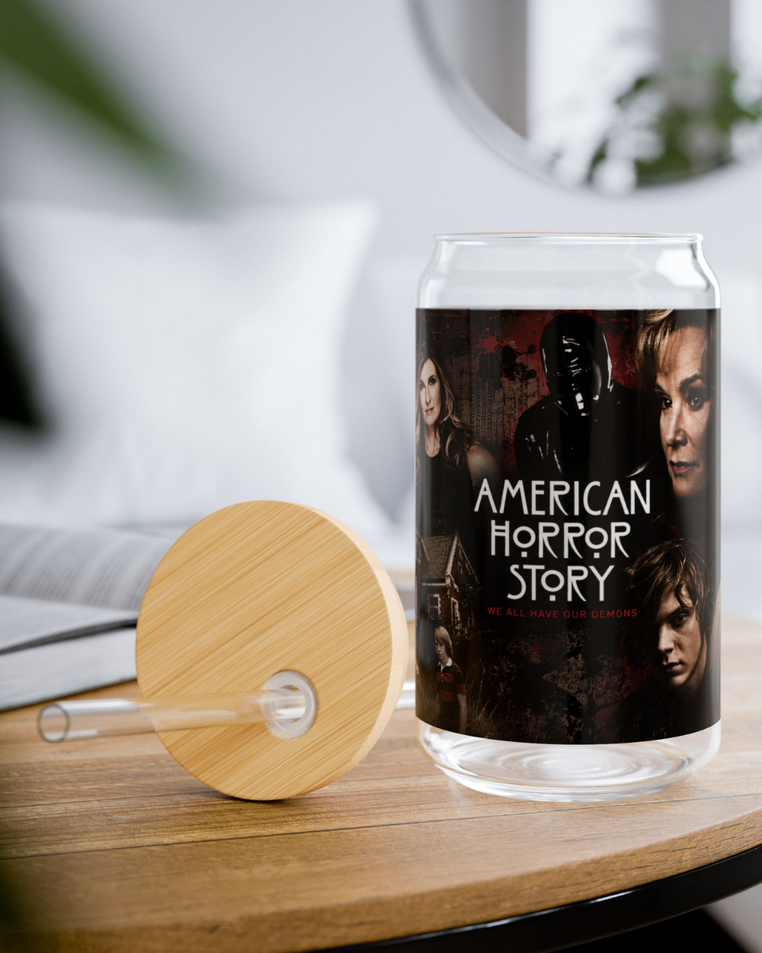 AHS: Murder House — We All Have Our Demons | 16oz Glass Can