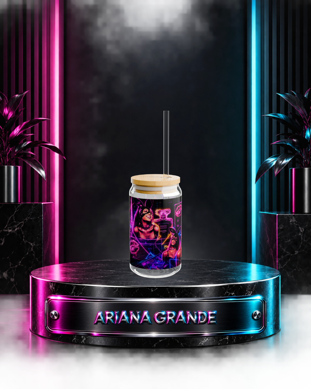 Ariana Grande — Dangerous Woman Electric Remix | 16oz Glass Can