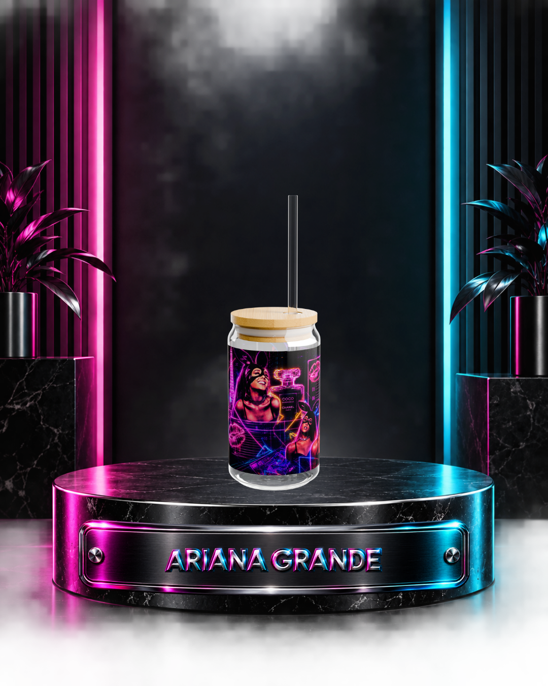 Ariana Grande — Dangerous Woman Electric Remix | 16oz Glass Can