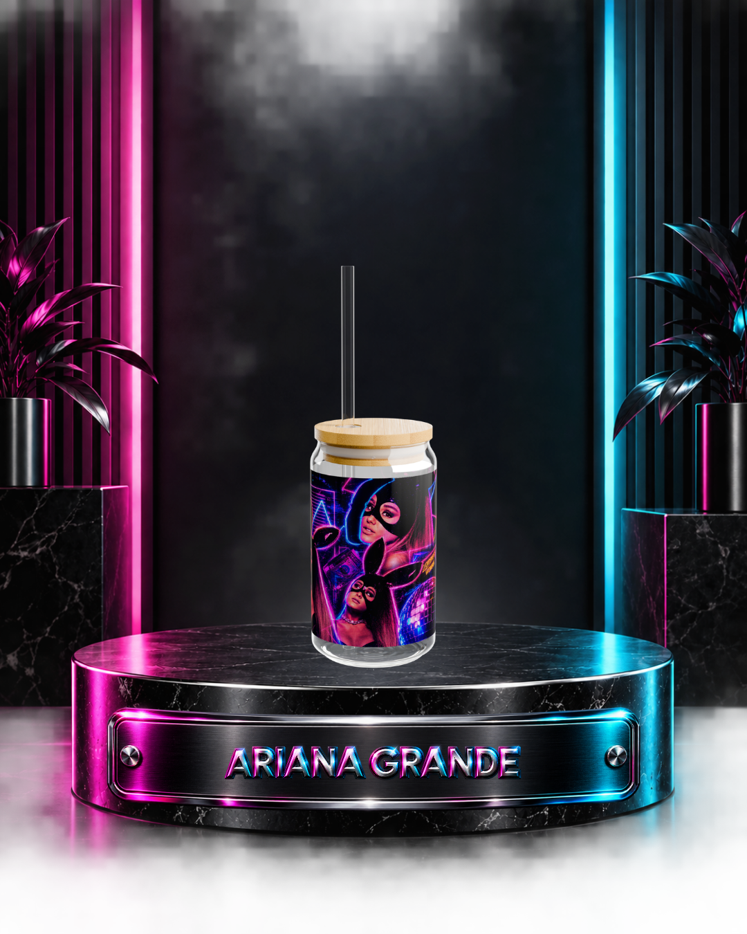 Ariana Grande — Dangerous Woman Electric Remix | 16oz Glass Can