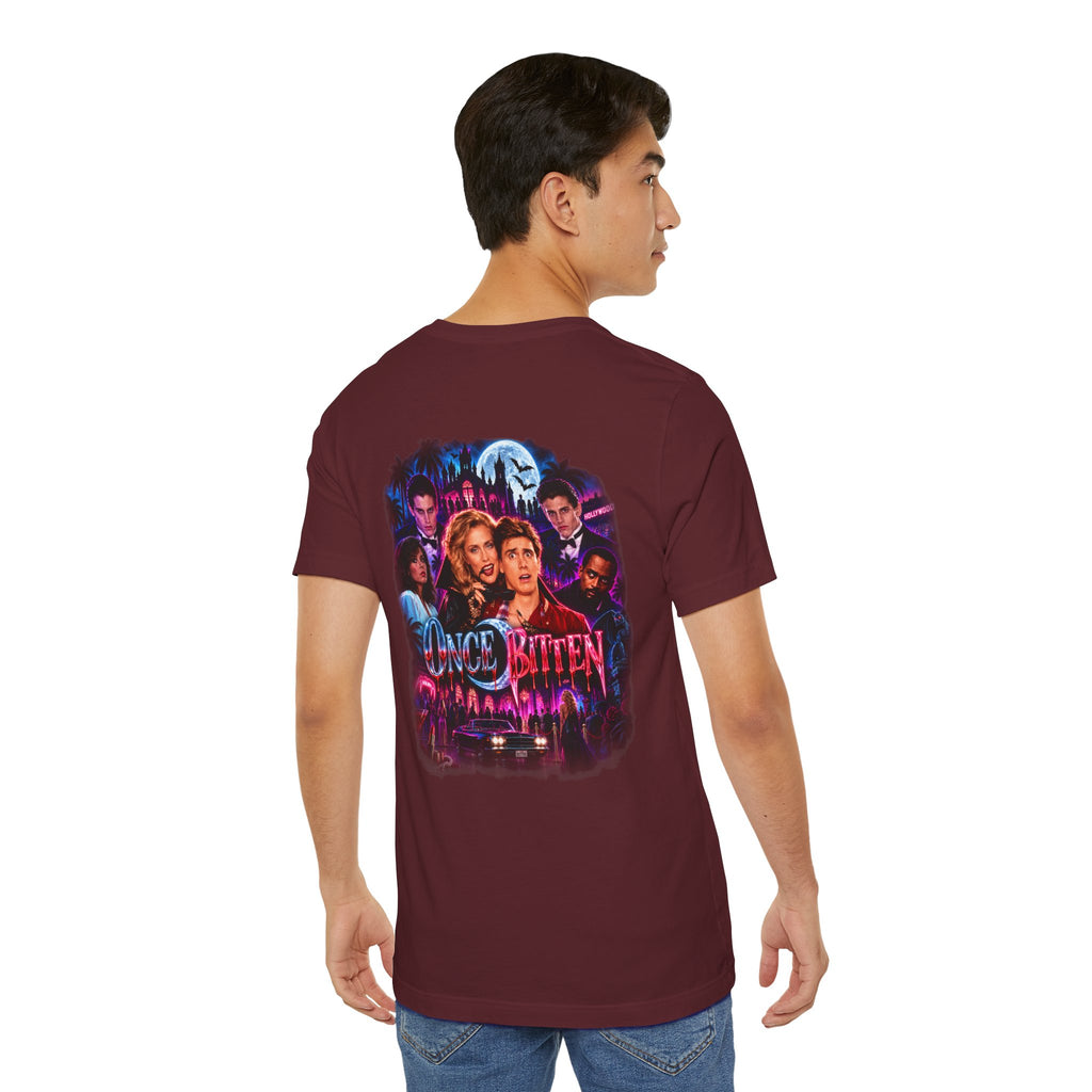 Once Bitten — Neon Fangs & Palm Trees | T-Shirt