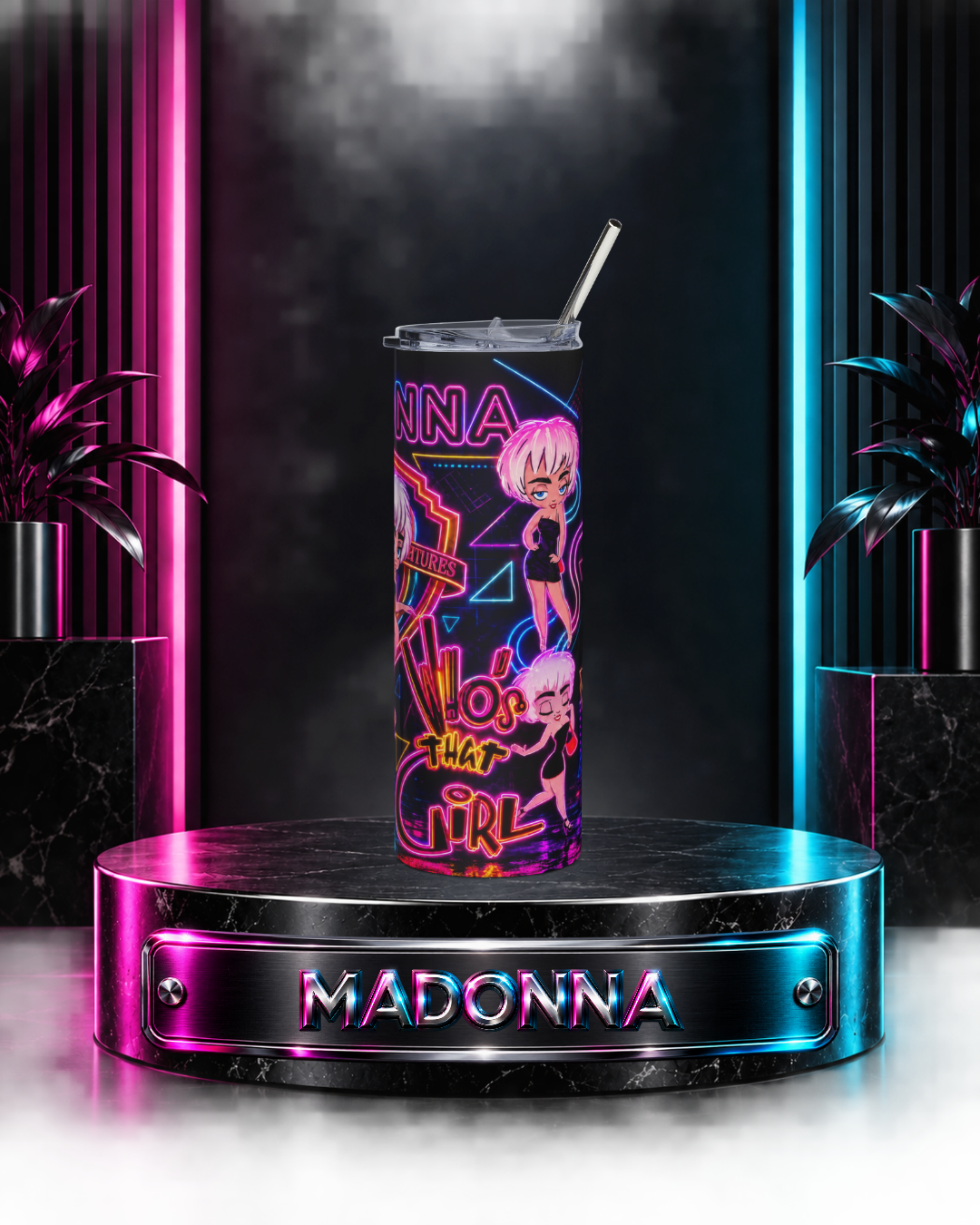 Madonna — Who's That Girl Neon Nights | 20oz Tumbler
