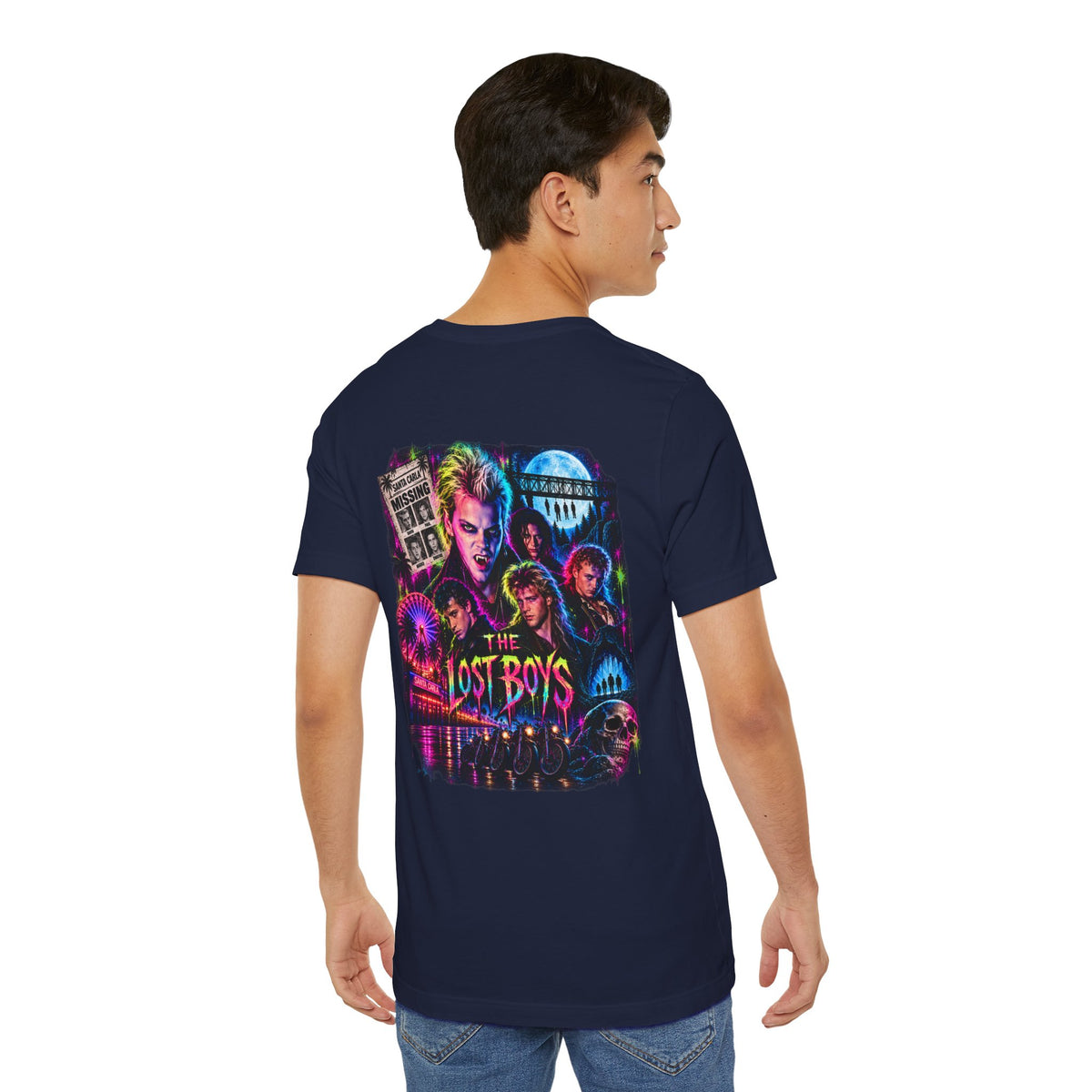 The Lost Boys  — Neon Fangs & Leather | T-Shirt