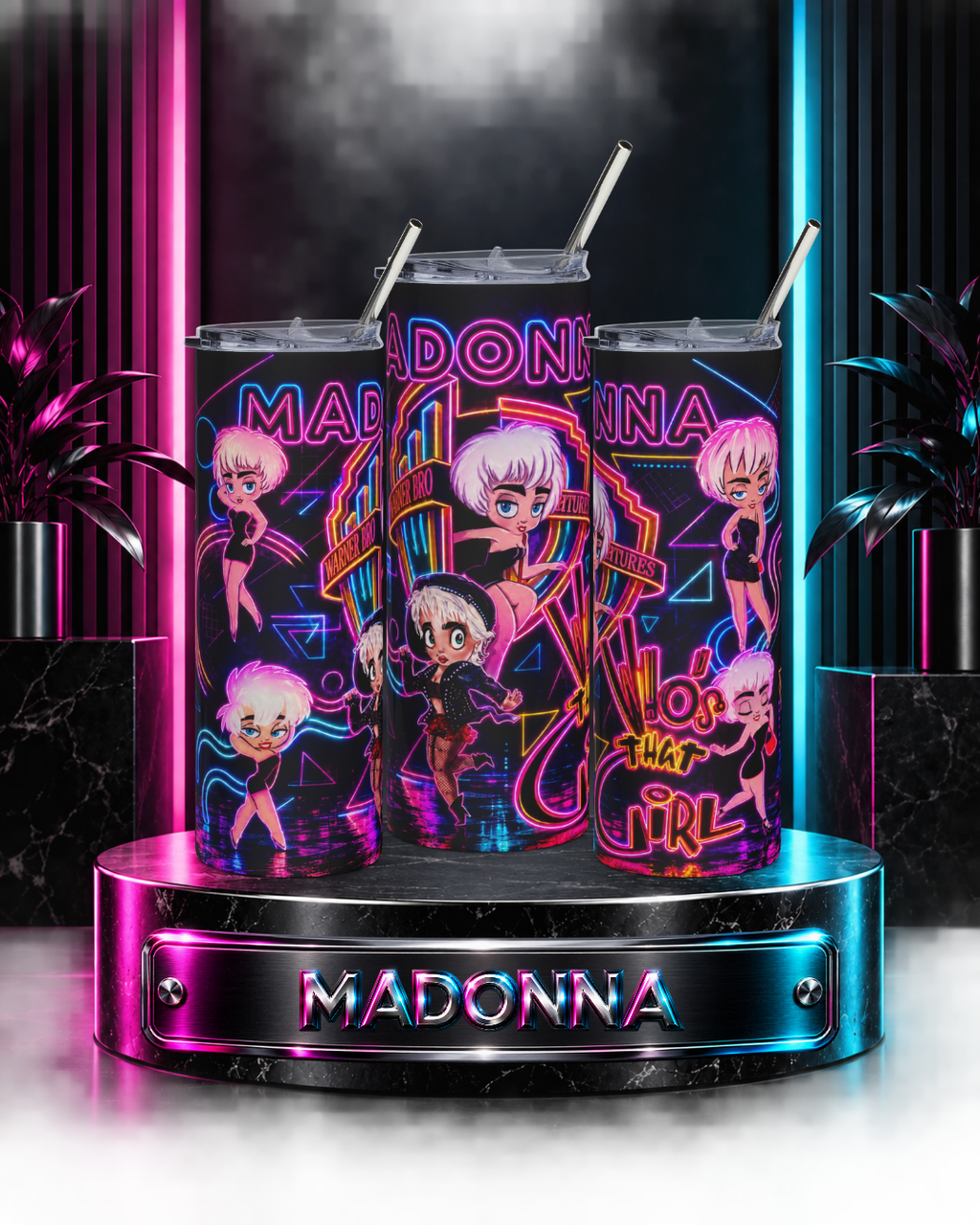 Madonna — Who's That Girl Neon Nights | 20oz Tumbler