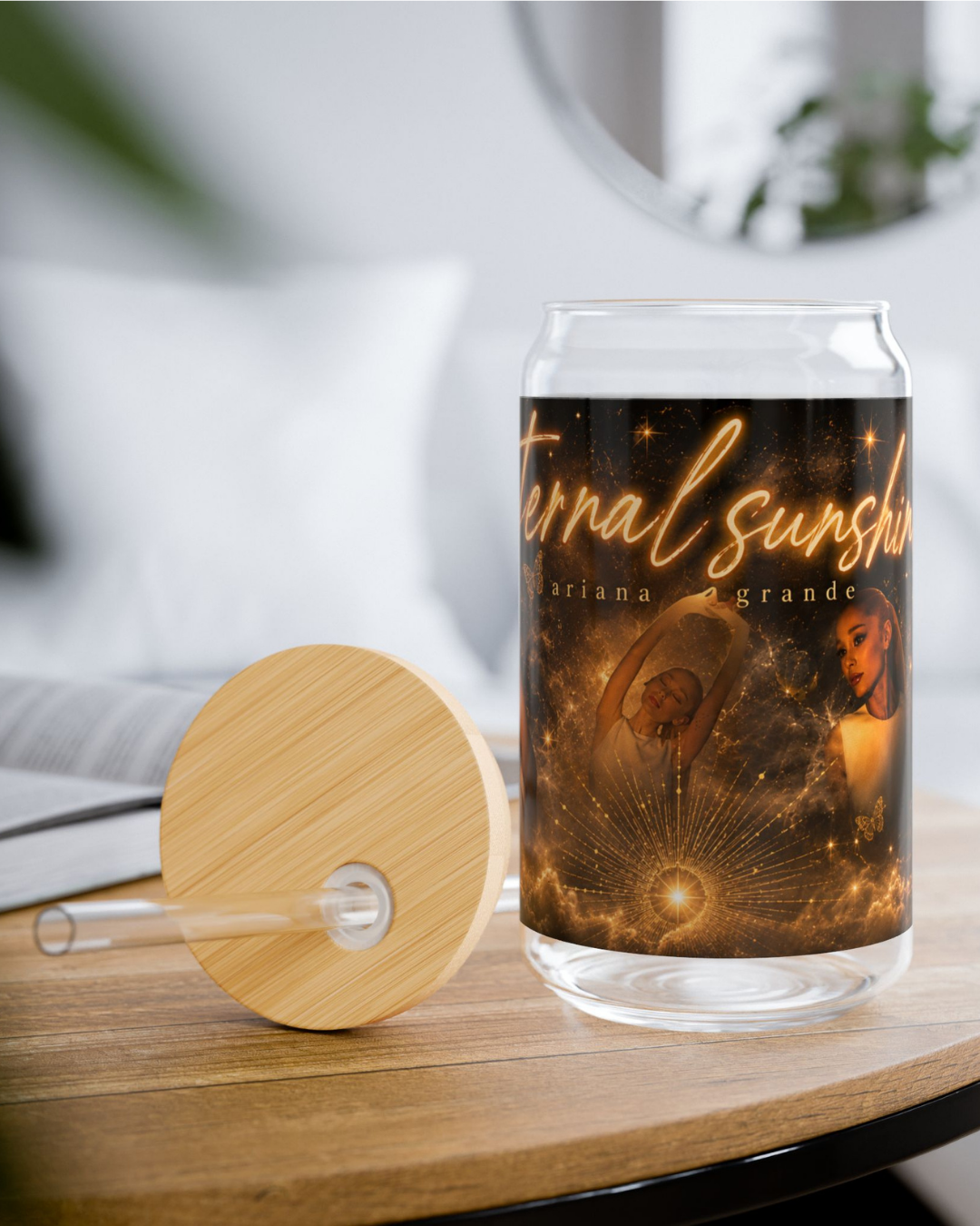 Ariana Grande — Gold Eternal Sunshine | 16oz Glass Can