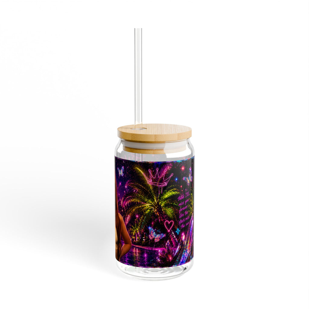 Lana Del Rey — Neon Palm Tree Dreams 16oz Glass Can