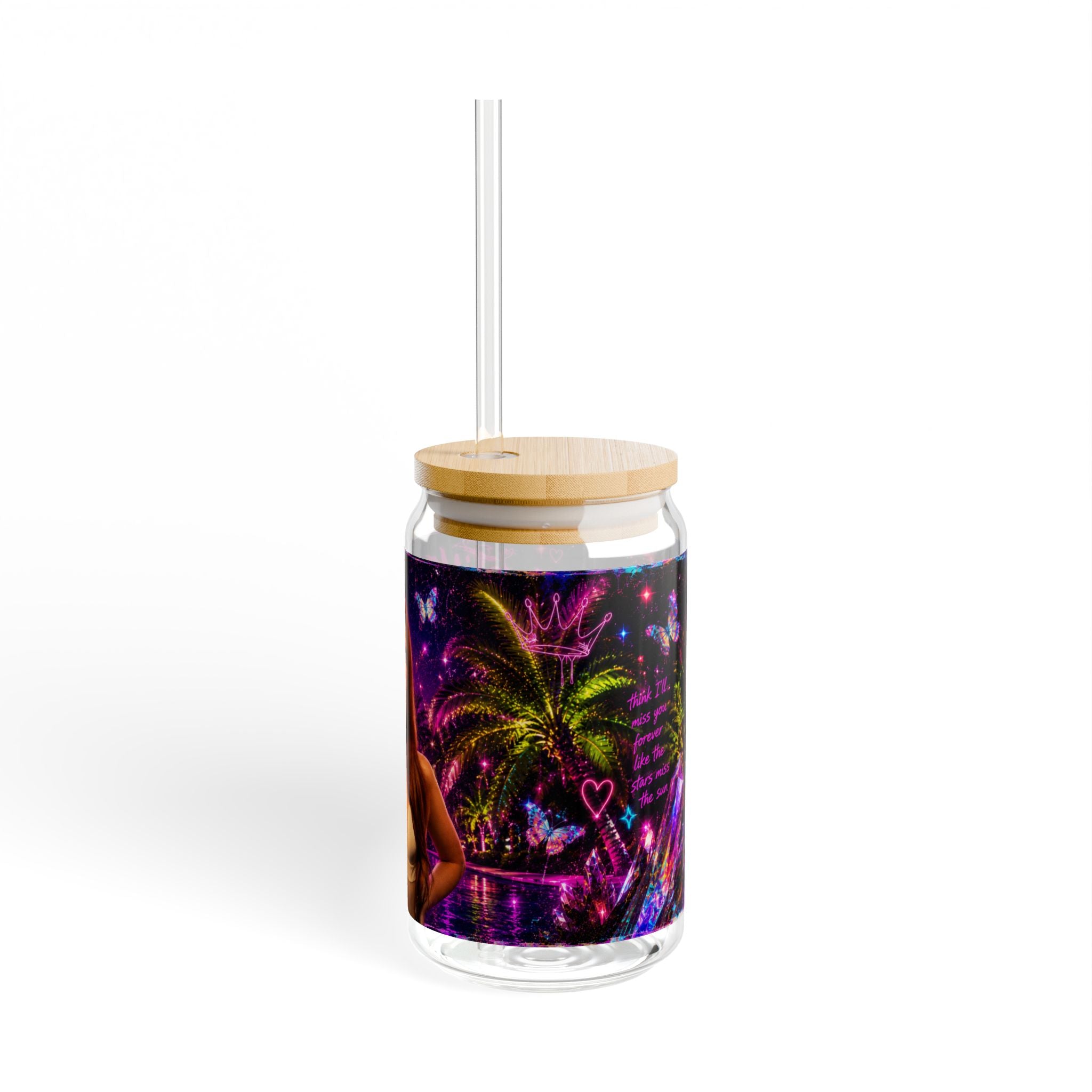 Lana Del Rey — Neon Palm Tree Dreams 16oz Glass Can