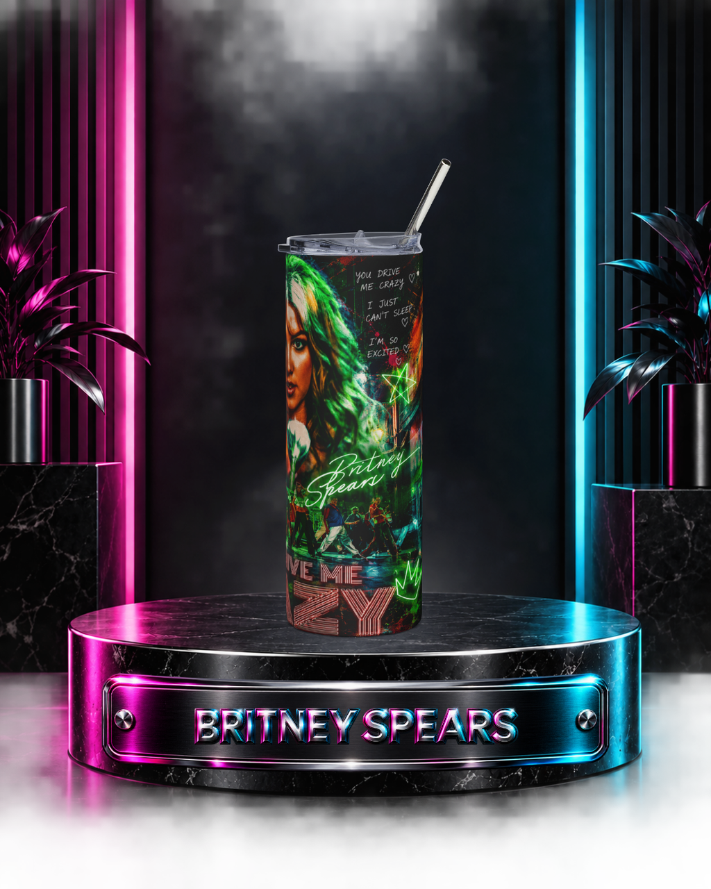 Britney Spears — Drive Me Crazy Music Video | 20oz Tumbler