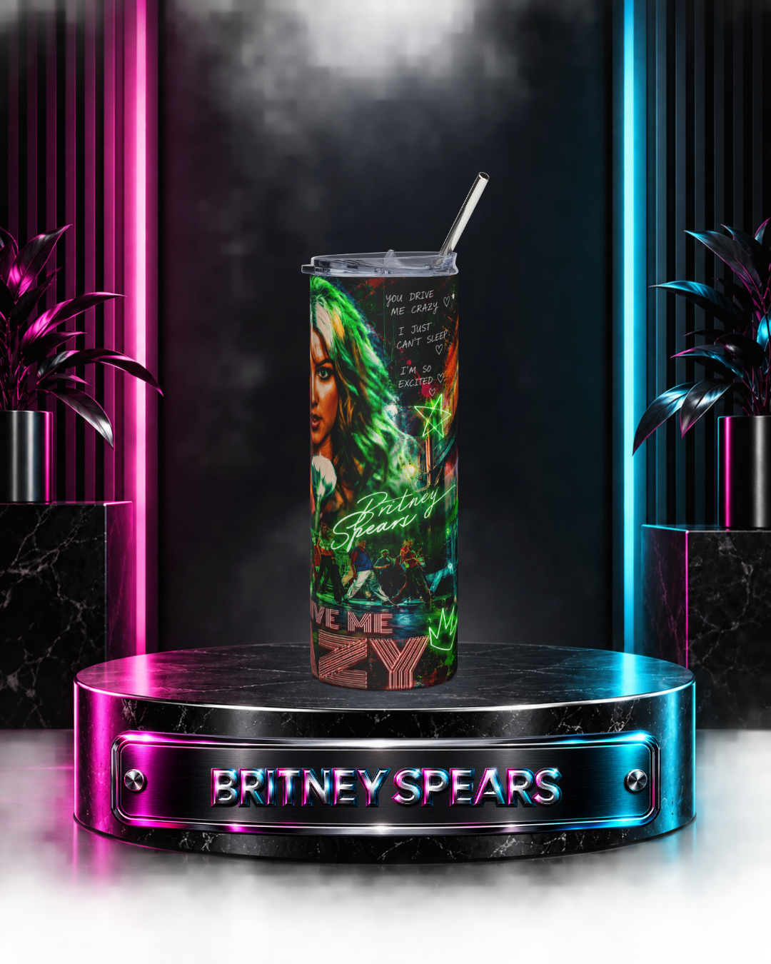 Britney Spears — Drive Me Crazy Music Video | 20oz Tumbler