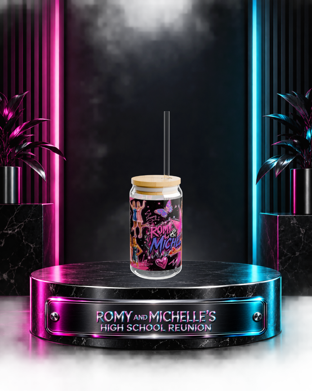 Romy And Michelle's High School Reunion — Y2K | 16oz Glass Can