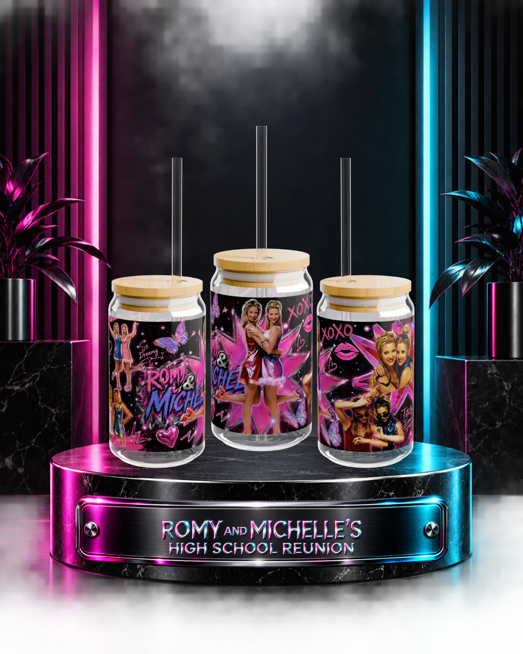 Romy And Michelle's High School Reunion — Y2K | 16oz Glass Can