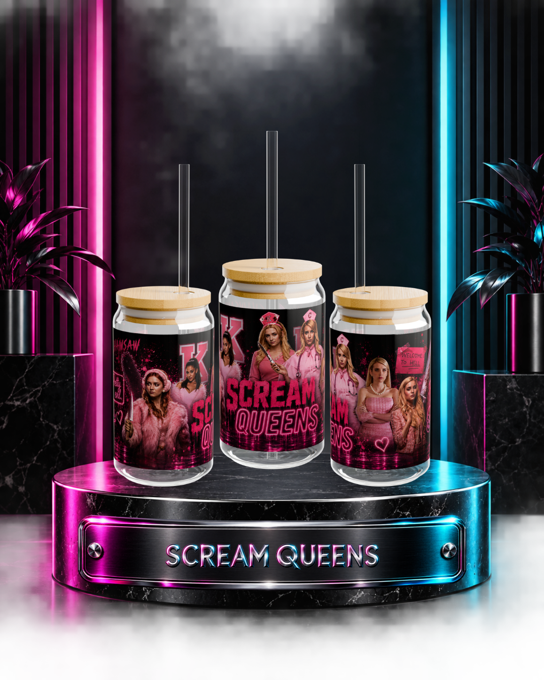 Scream Queens — Kappa Kappa Tau | 16oz Glass Can