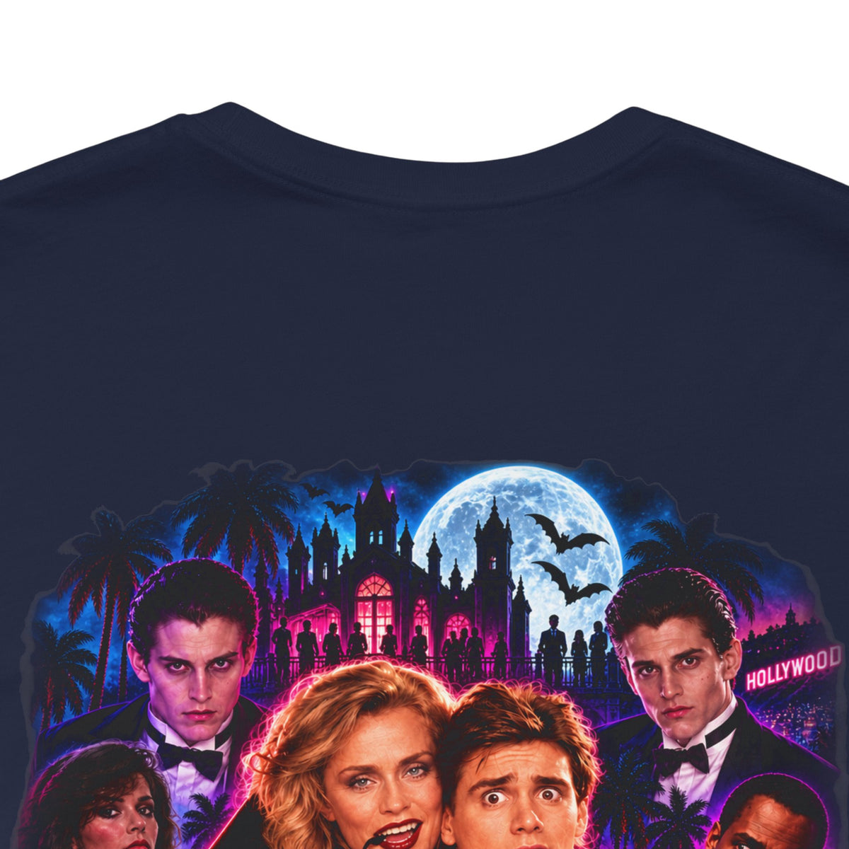 Once Bitten — Neon Fangs & Palm Trees | T-Shirt
