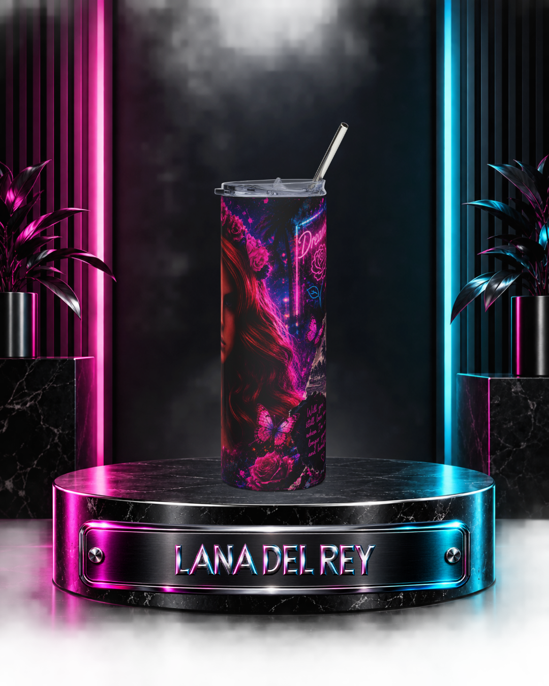 Lana Del Rey — Neon Dreams | 20oz Tumbler