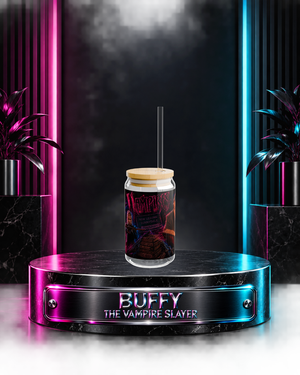 Buffy The Vampire Slayer — Welcome To The Hellmouth 16oz Glass Can