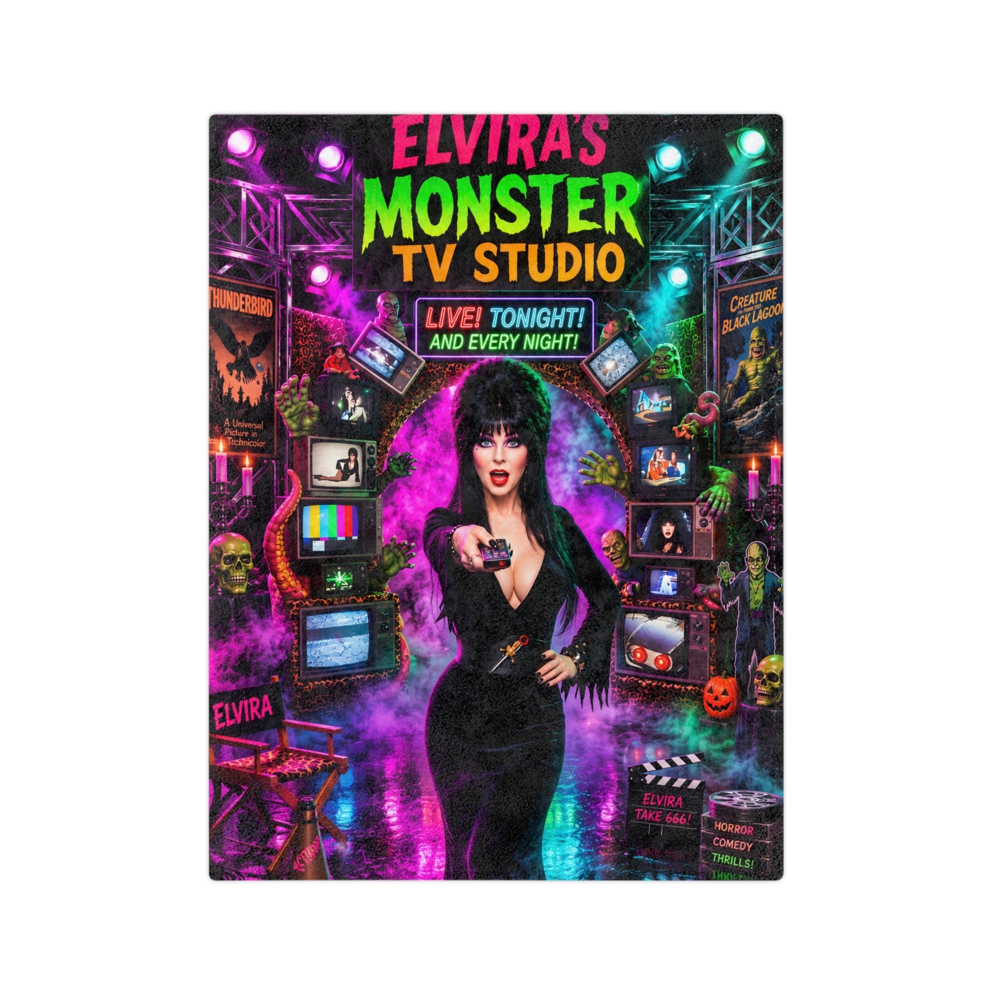 Elvira — Monster TV Studio Blanket