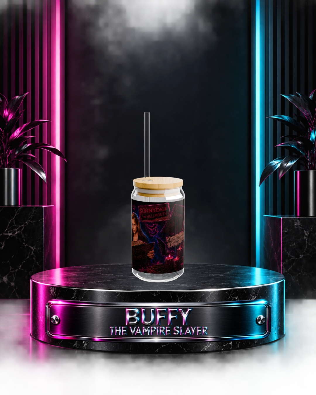 Buffy The Vampire Slayer — Welcome To The Hellmouth 16oz Glass Can
