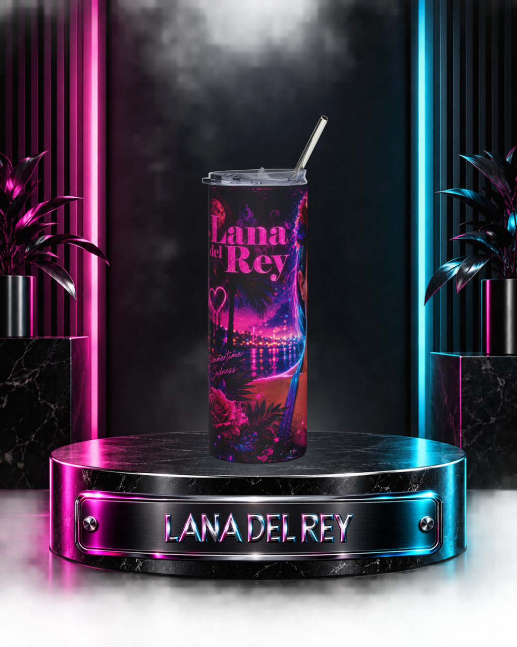Lana Del Rey — Neon Dreams | 20oz Tumbler