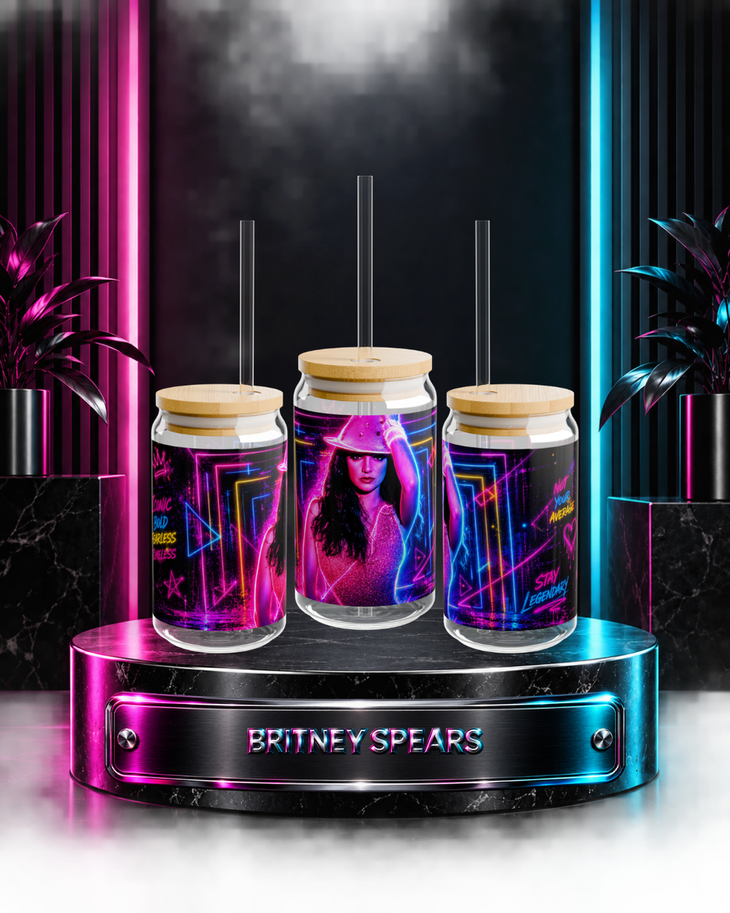 Britney Spears — Blackout After Dark | 16oz Glass Can