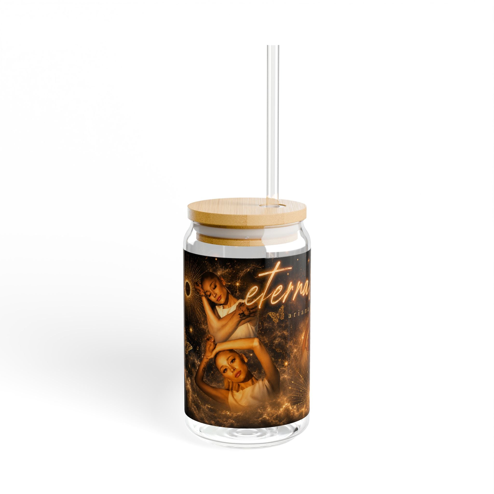 Ariana Grande — Gold Eternal Sunshine 16oz Glass Can