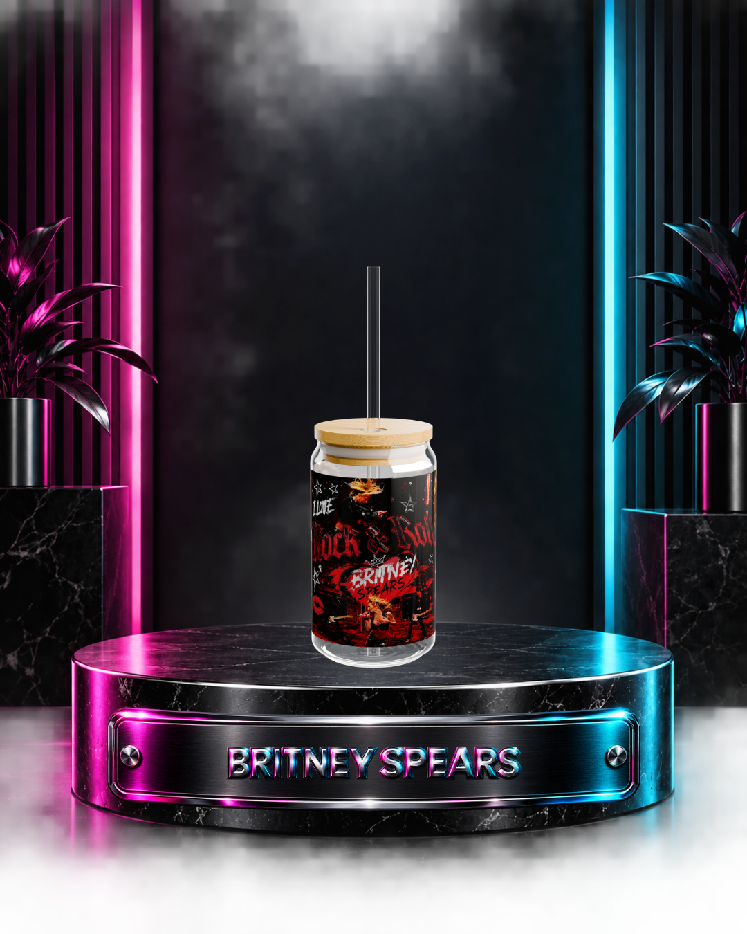 Britney Spears — I Love Rock N' Roll Music Video | 16oz Glass Can
