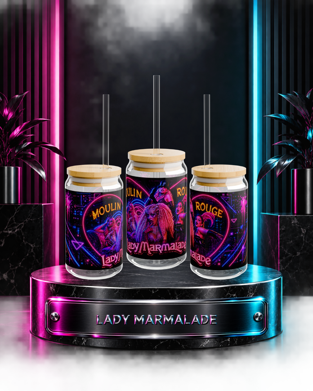 Lady Marmalade — Neon Moulin Rouge | 16oz Glass Can