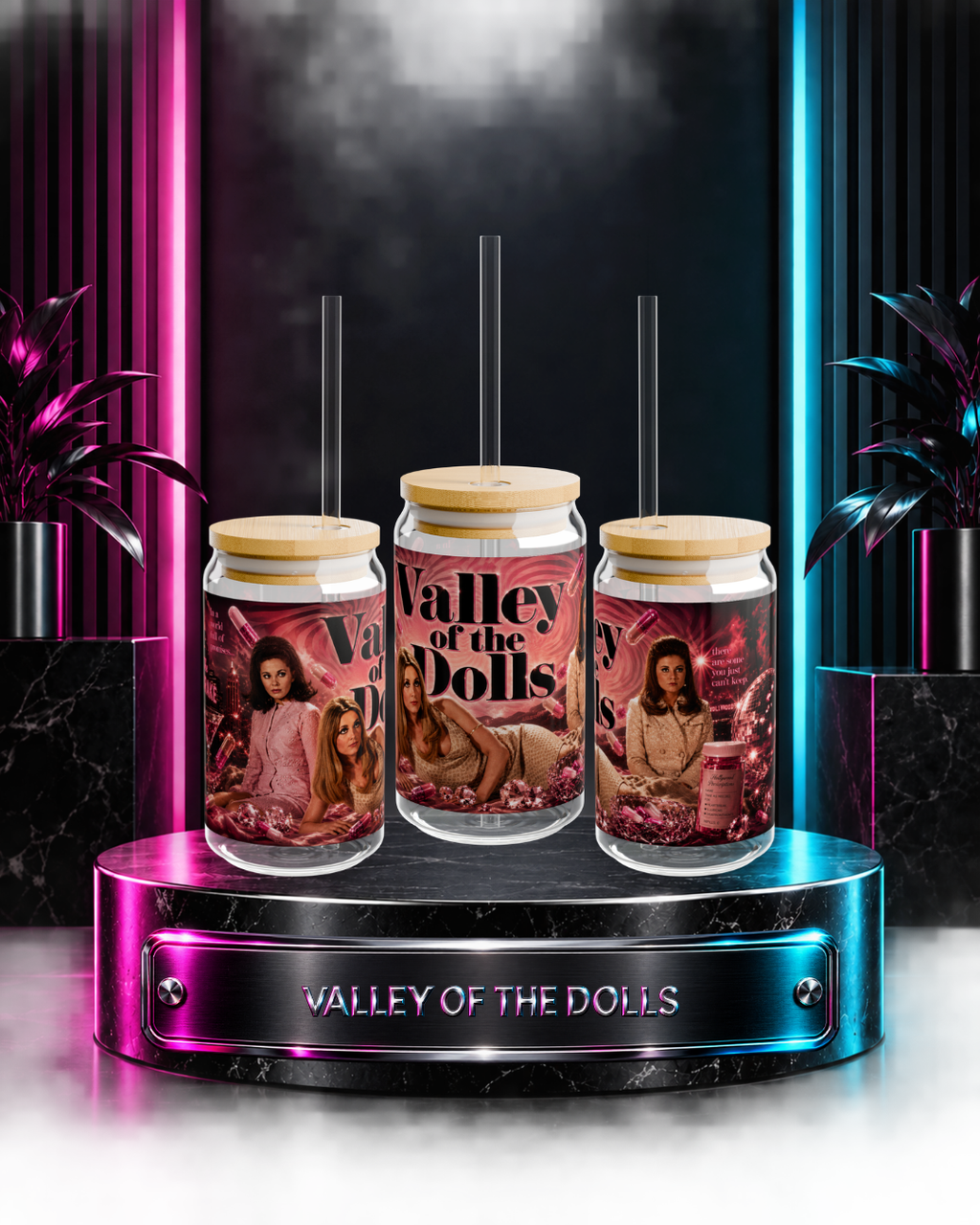 Valley Of The Dolls — Hollywood Glam | 16oz Glass Can