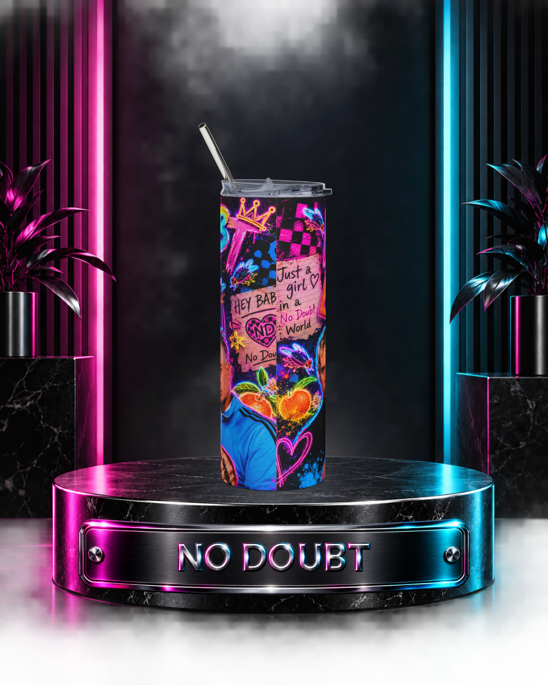 No Doubt — Neon Tragic Kingdom | 20oz Tumbler