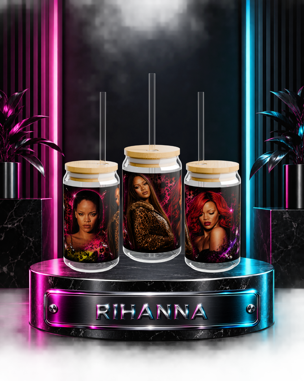 Rihanna — Wild Side | 16oz Glass Can