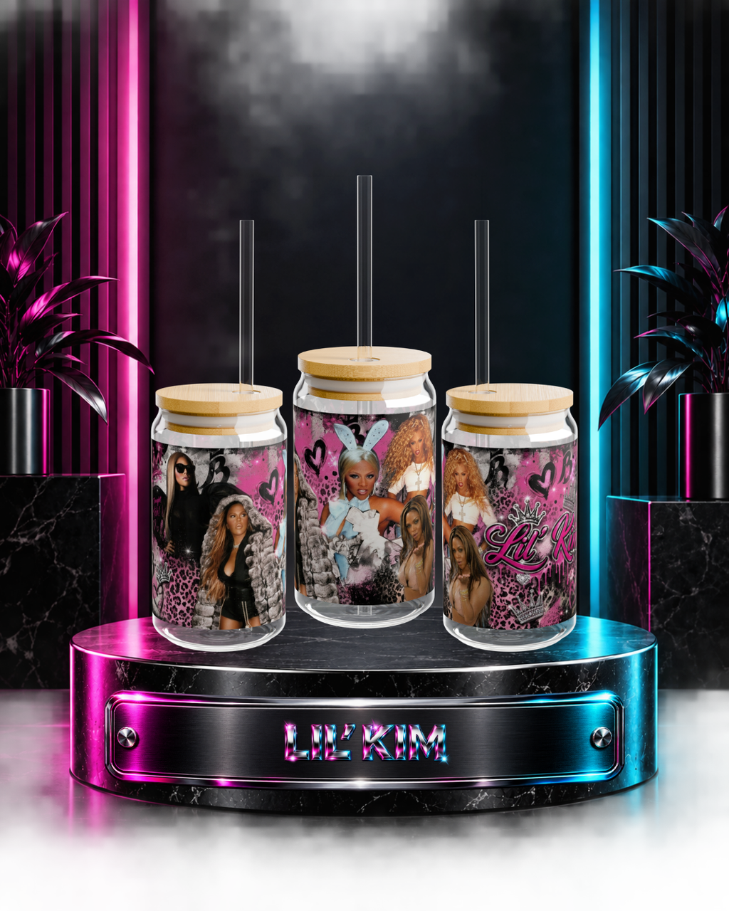 Lil' Kim — Pink Glamour | 16oz Glass Can
