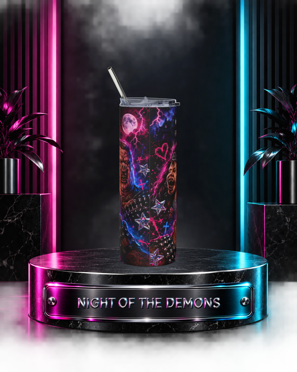 Night of the Demons — Lipstick & Hellfire | 20oz Tumbler