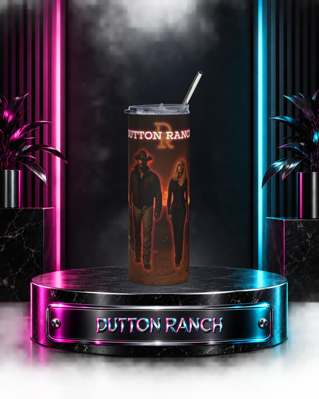 Yellowstone: Dutton Ranch — Western Ranch Fire Scene | 20oz Tumbler